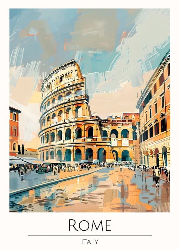 Framed Rome Canvas Prints World Tour Collection - Ready to Hang Canvas Prints