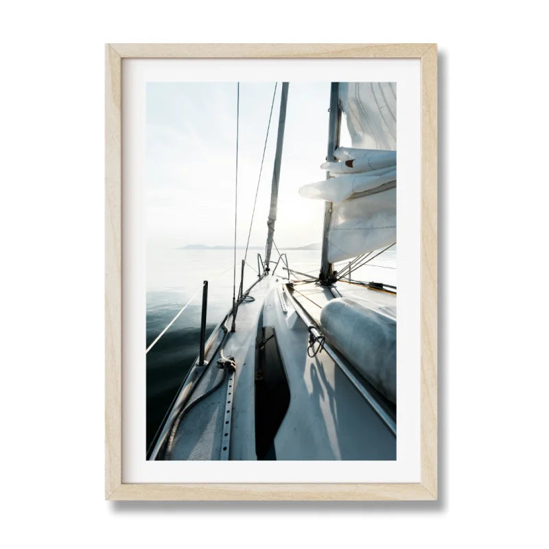 Framed Sailboat Fine Art Print - Luxury & Lifestyle (Framed Fine Art)