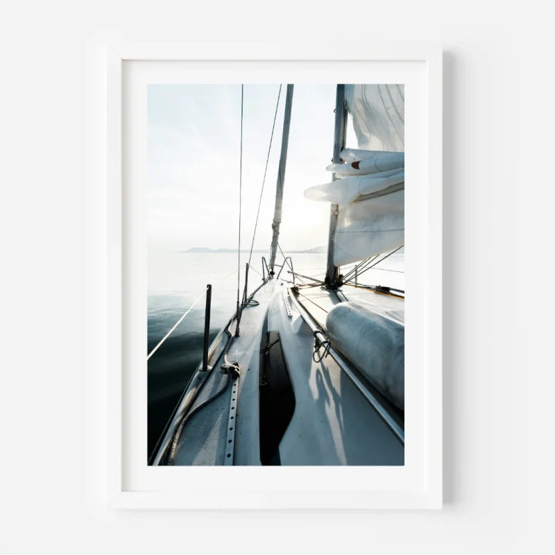 Framed Sailboat Fine Art Print - Luxury & Lifestyle (Framed Fine Art)