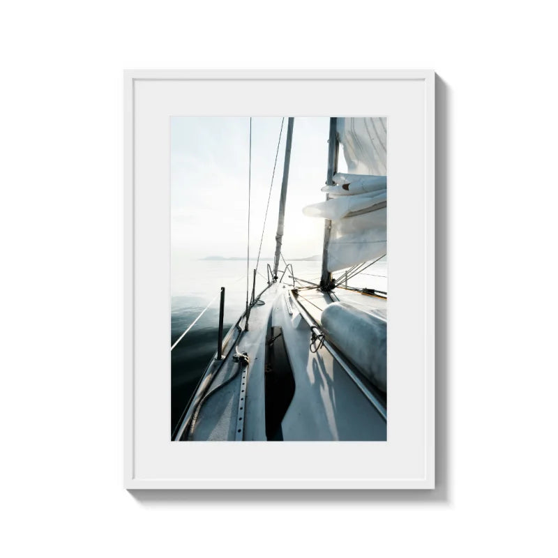 Framed Sailboat Fine Art Print - Luxury & Lifestyle (Framed Fine Art)