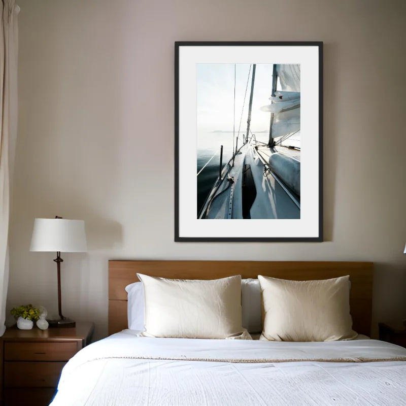 Framed Sailboat Fine Art Print - Luxury & Lifestyle (Framed Fine Art)