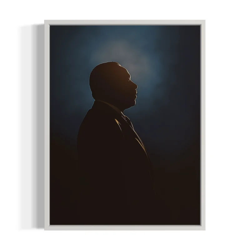 Framed Silhouette Canvas Prints Breaking Borders - Ready to Hang Canvas Prints