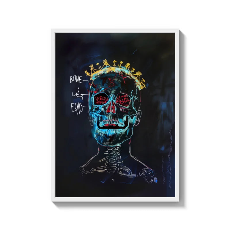 Framed Skull Canvas Prints Artwork - Ready to Hang Canvas Prints