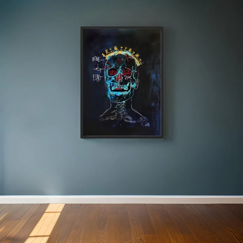 Framed Skull Canvas Prints Artwork - Ready to Hang Canvas Prints