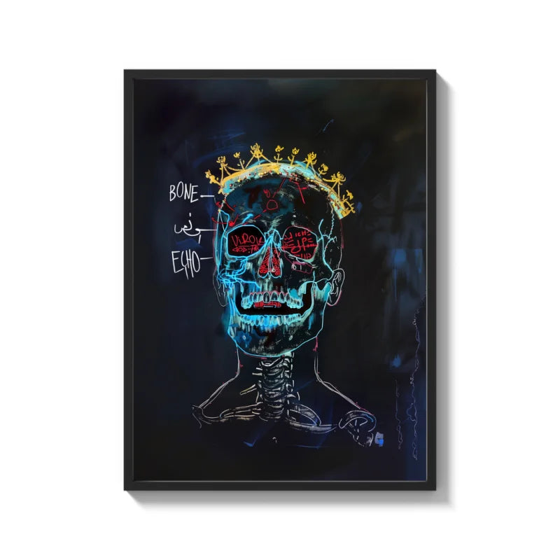 Framed Skull Canvas Prints Artwork - Ready to Hang Canvas Prints