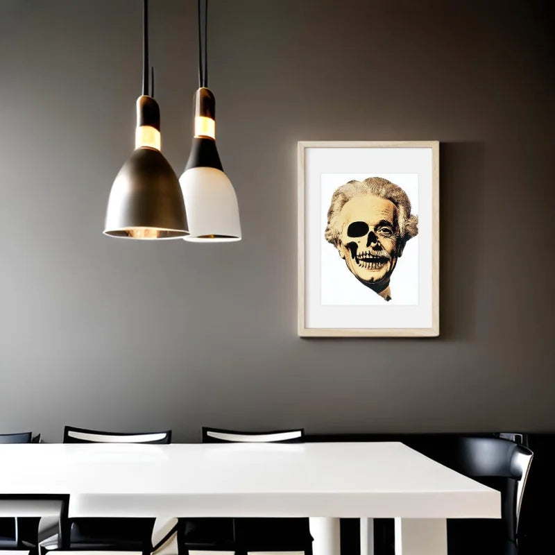 Framed Skull Portrait Decay Series Legends Icons - Legends & Icons