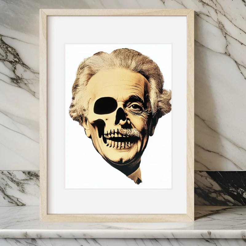 Framed Skull Portrait Decay Series Legends Icons - Legends & Icons