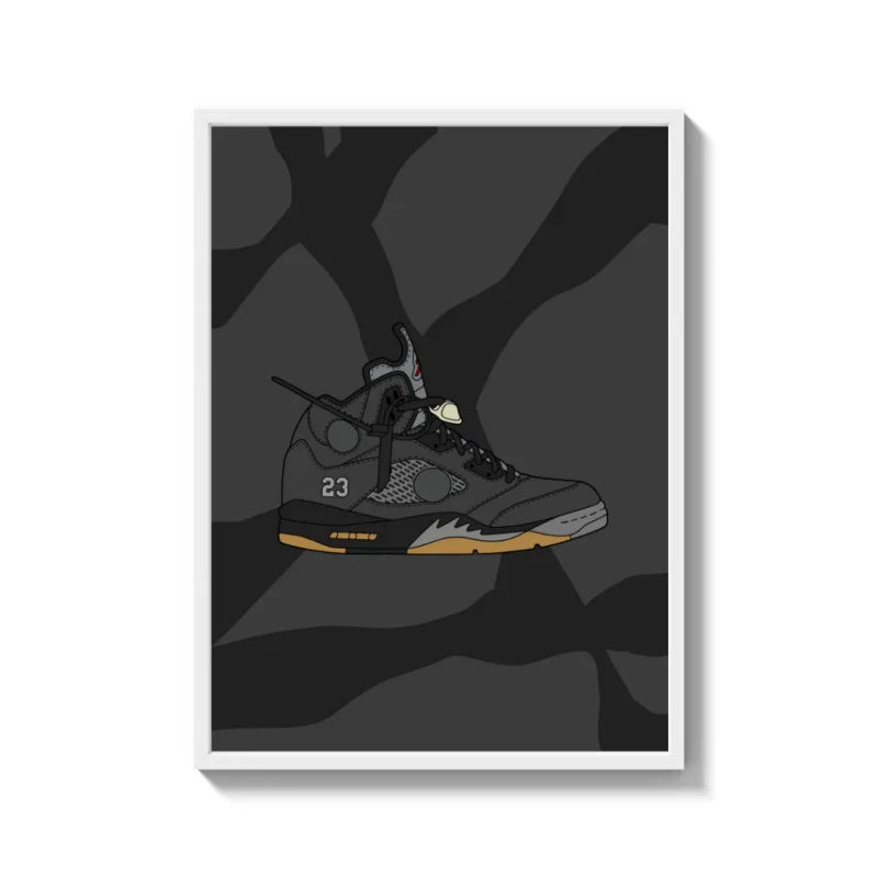 Framed Sneaker Art Canvas Prints for Walls - Ready to Hang Canvas Prints