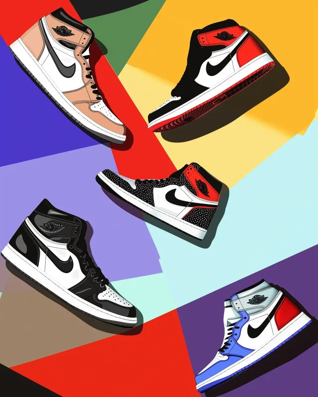 Framed Sneaker Art Canvas Prints for Your Space - Ready to Hang Canvas Prints