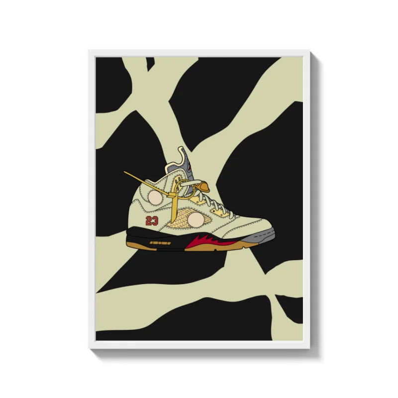 Framed Sneaker Art Canvas Prints - Ready to Hang Canvas Prints