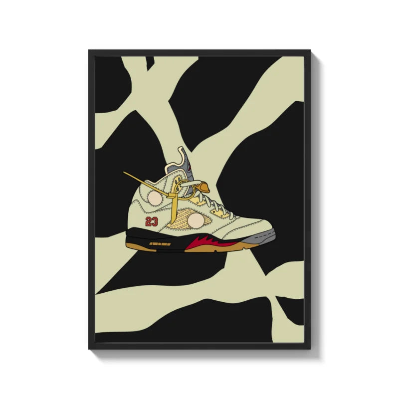 Framed Sneaker Art Canvas Prints - Ready to Hang Canvas Prints