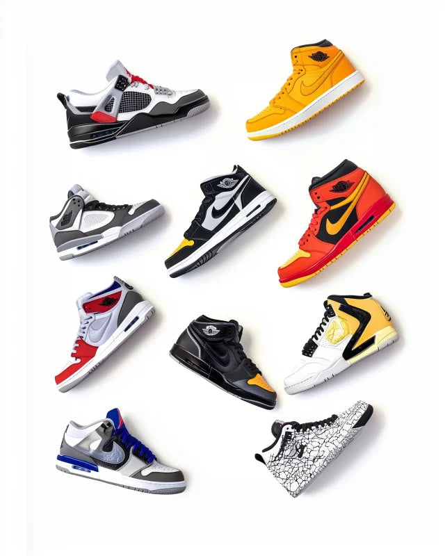 Framed Sneaker Collage Canvas Prints - Ready to Hang Canvas Prints