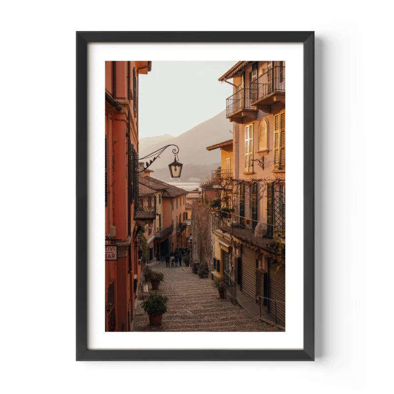 Framed Street Scene Fine Art Print - Framed Fine Art Prints