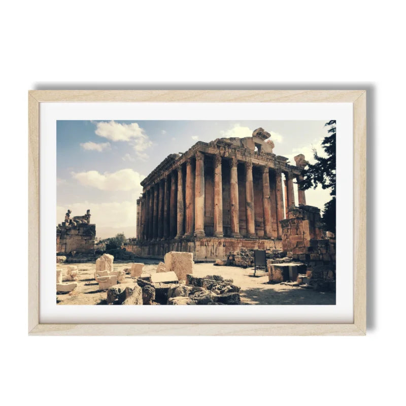 Framed Temple Ruins Fine Art Prints - Framed Fine Art Prints