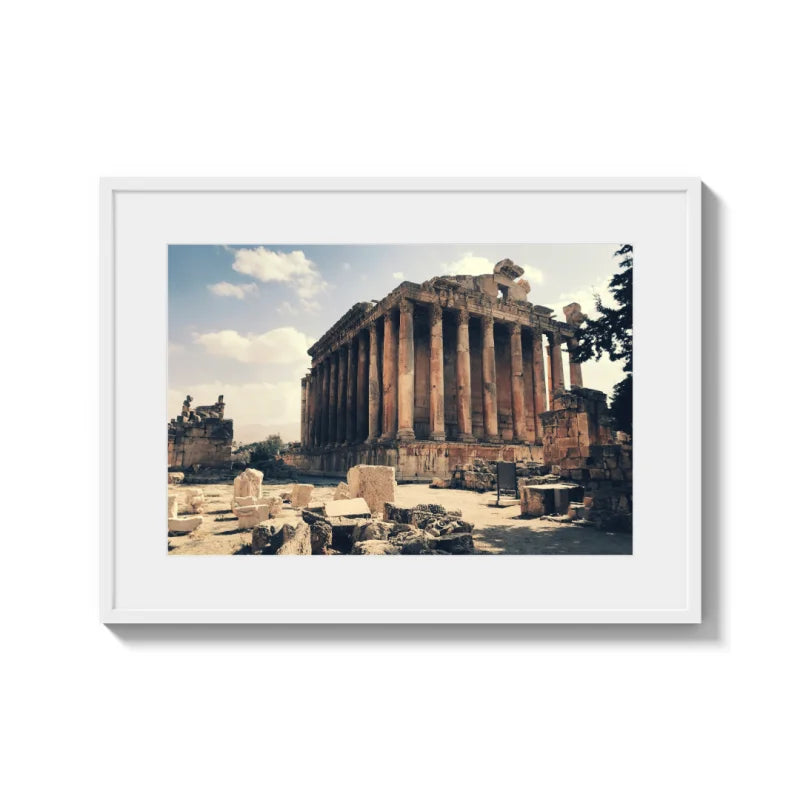 Framed Temple Ruins Fine Art Prints - Framed Fine Art Prints