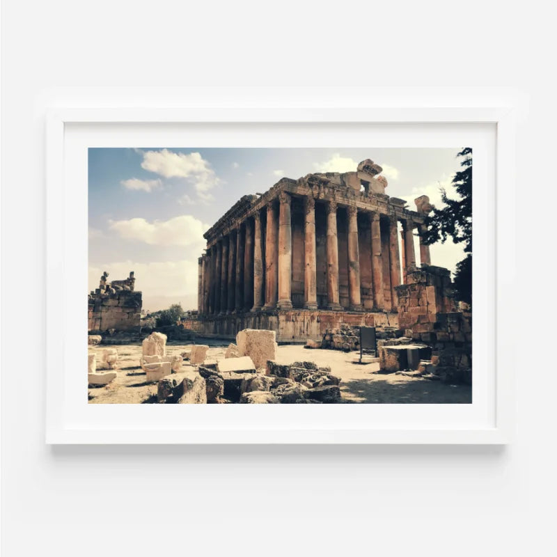 Framed Temple Ruins Fine Art Prints - Framed Fine Art Prints