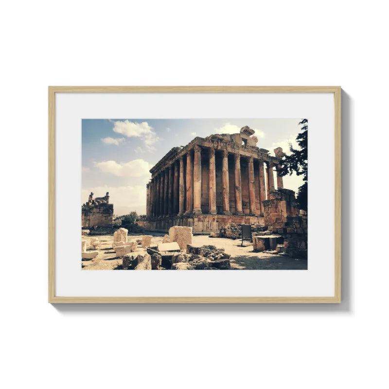 Framed Temple Ruins Fine Art Prints - Framed Fine Art Prints