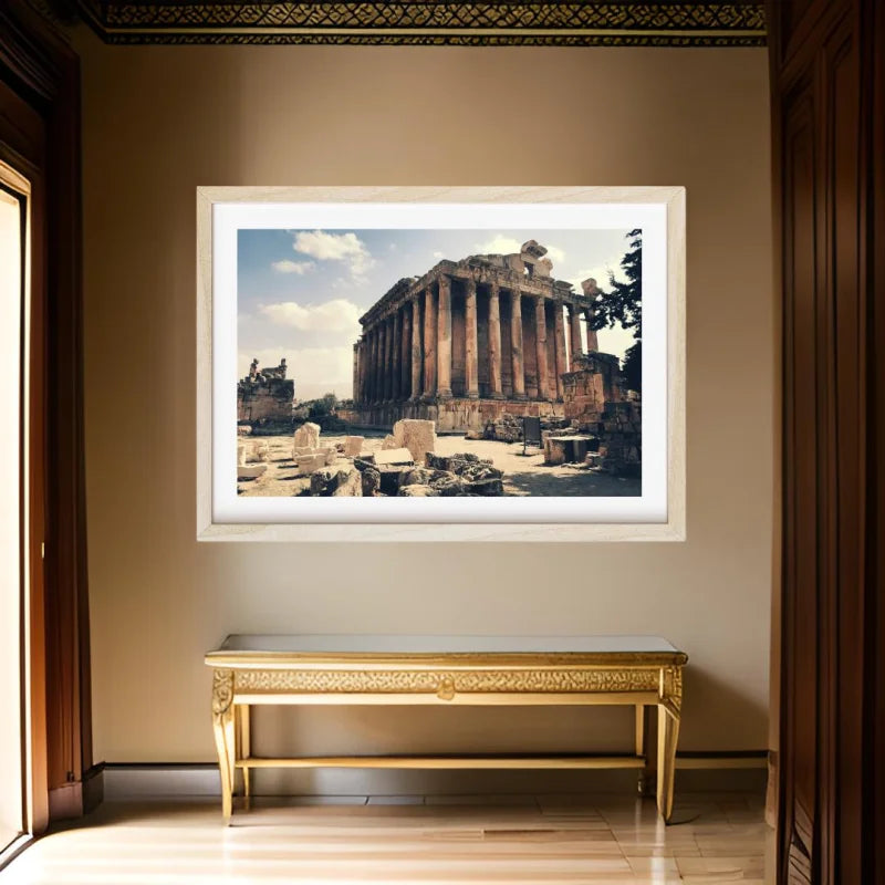 Framed Temple Ruins Fine Art Prints - Framed Fine Art Prints