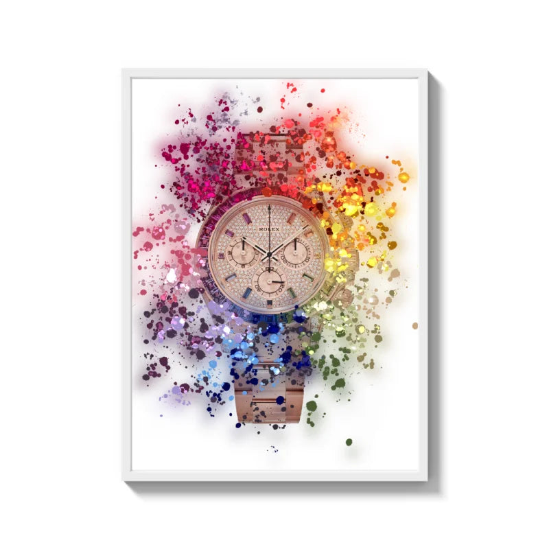 Framed Watch Art Canvas Prints for Your Home - Ready to Hang Canvas Prints