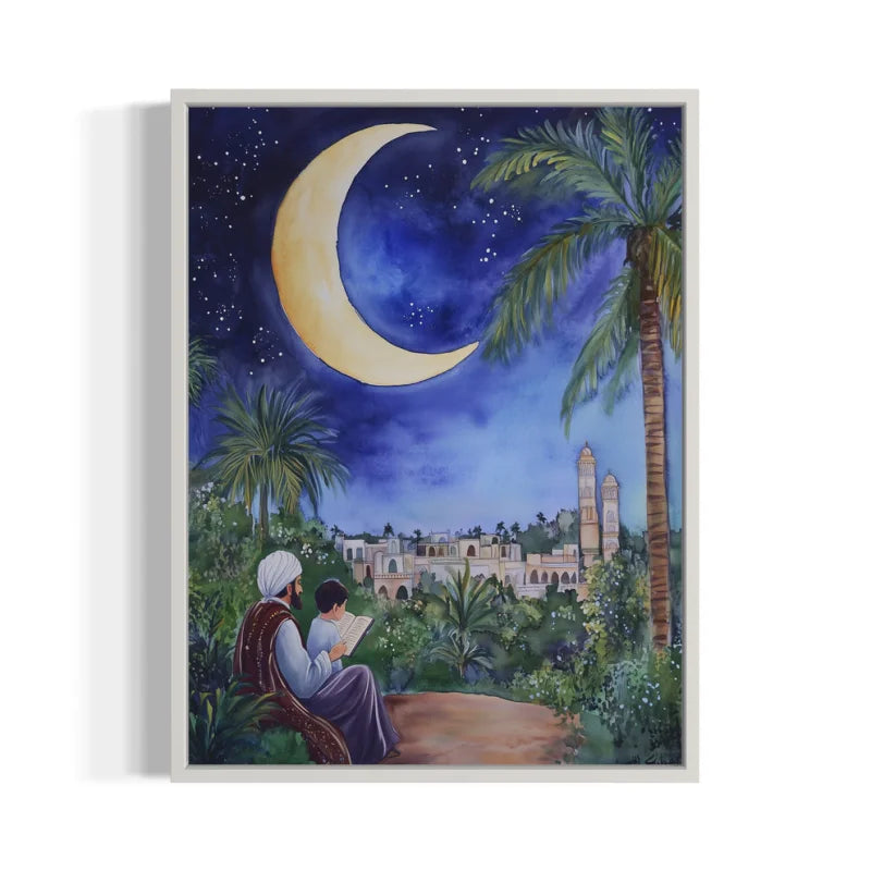 Framed Watercolor Canvas Prints Breaking Borders - Ready to Hang Canvas Prints