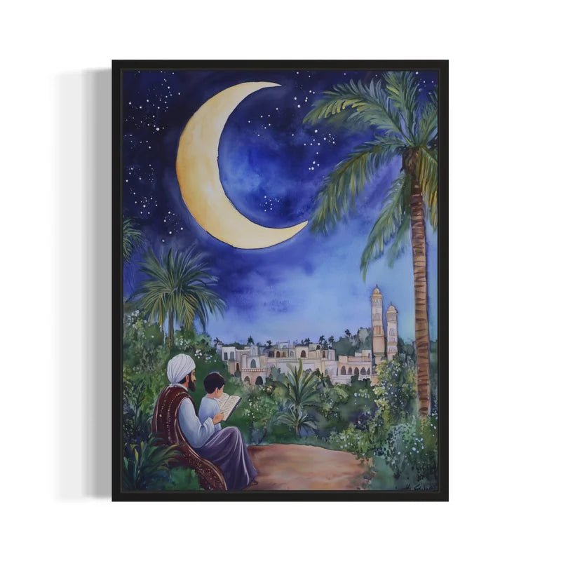 Framed Watercolor Canvas Prints Breaking Borders - Ready to Hang Canvas Prints