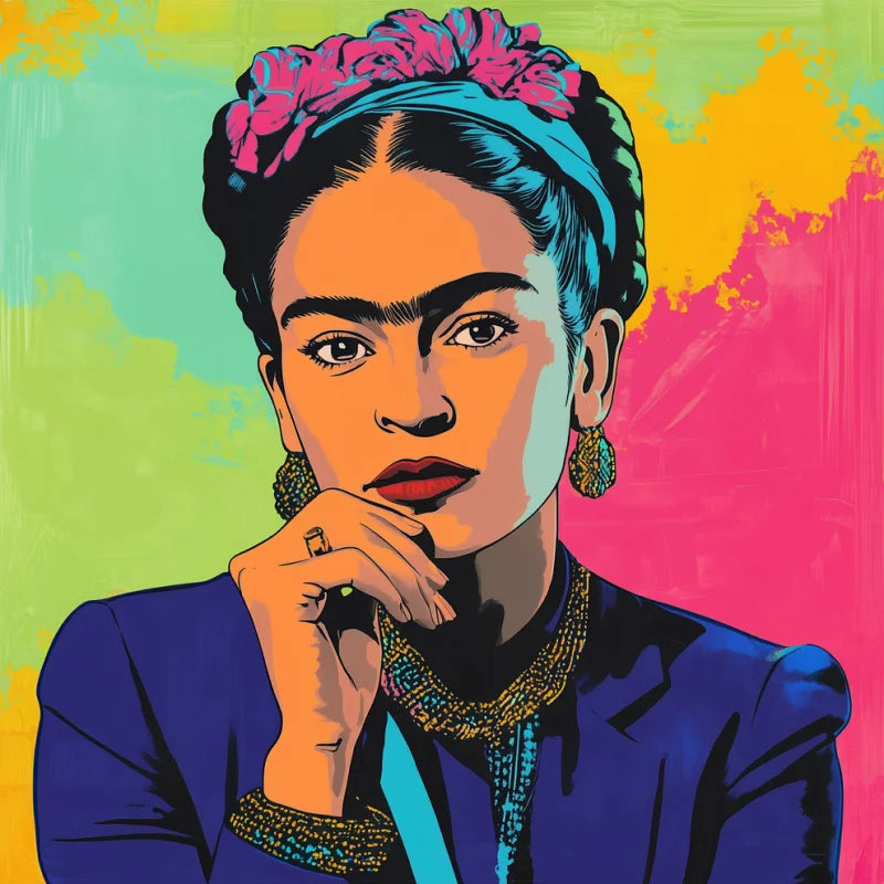 Frida Kahlo Pop Art Canvas Prints - Pop Art