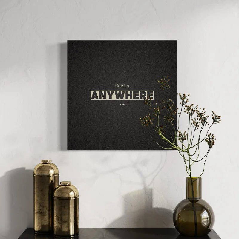 Inspirational Canvas Prints for Walls - Typography & Word Art
