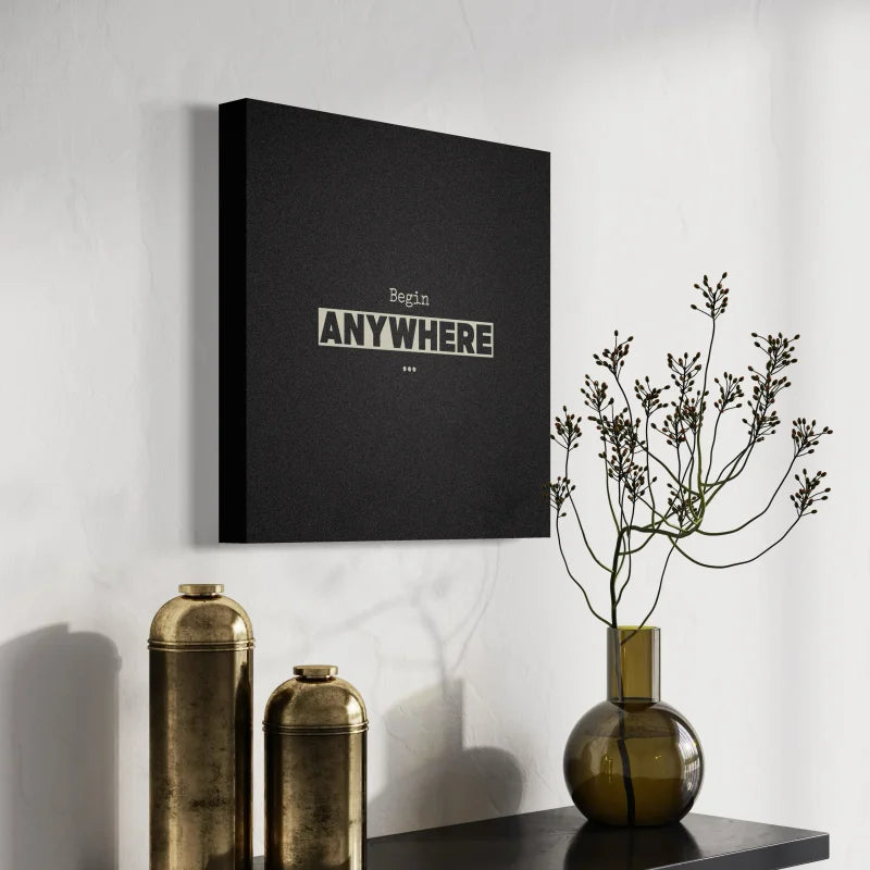 Inspirational Canvas Prints for Walls - Typography & Word Art