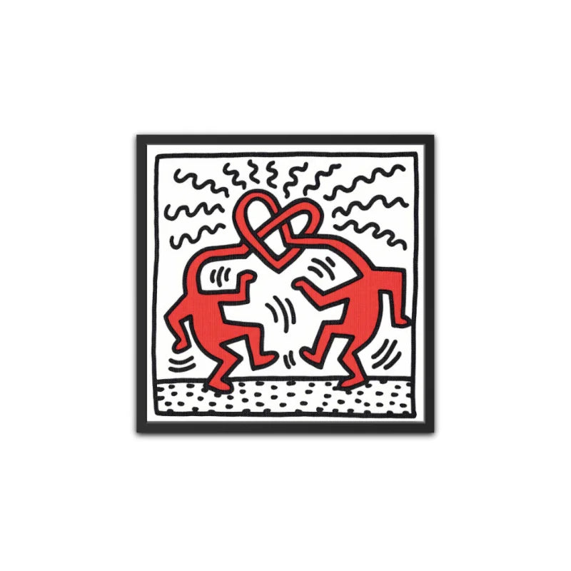 Keith Haring Style Canvas Prints - Pop Art