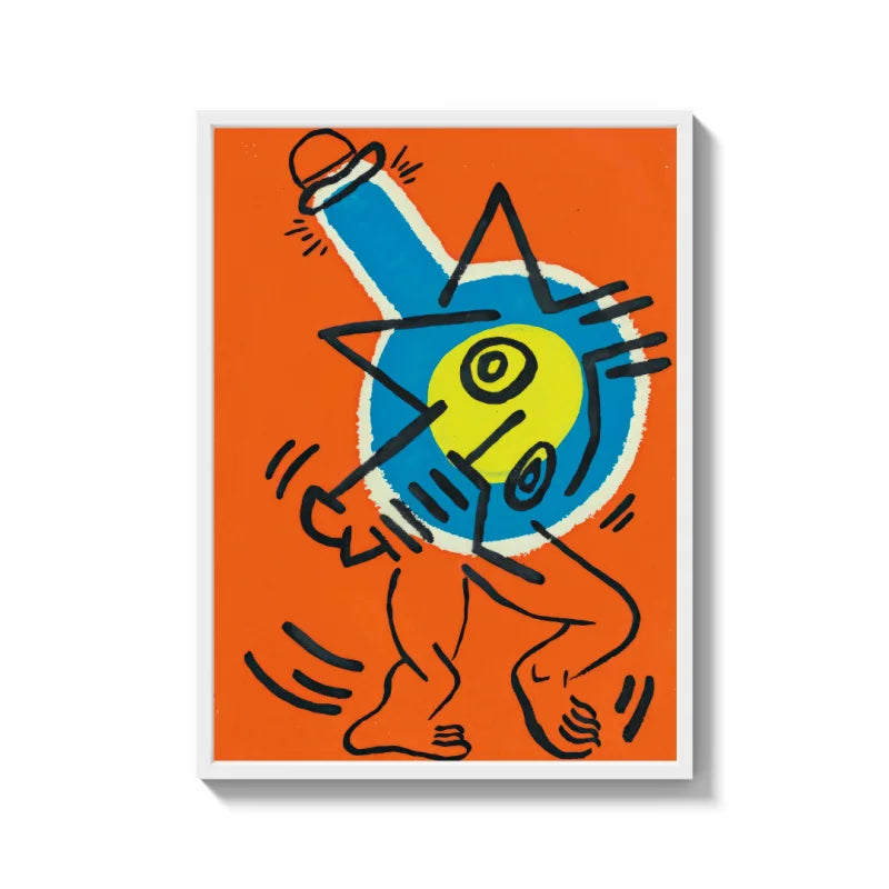 Keith Haring Style Canvas Prints - Ready to Hang Canvas Prints