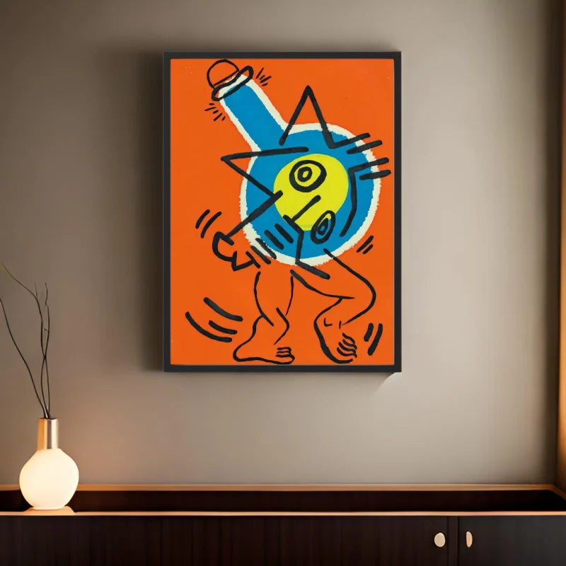 Keith Haring Style Canvas Prints - Ready to Hang Canvas Prints