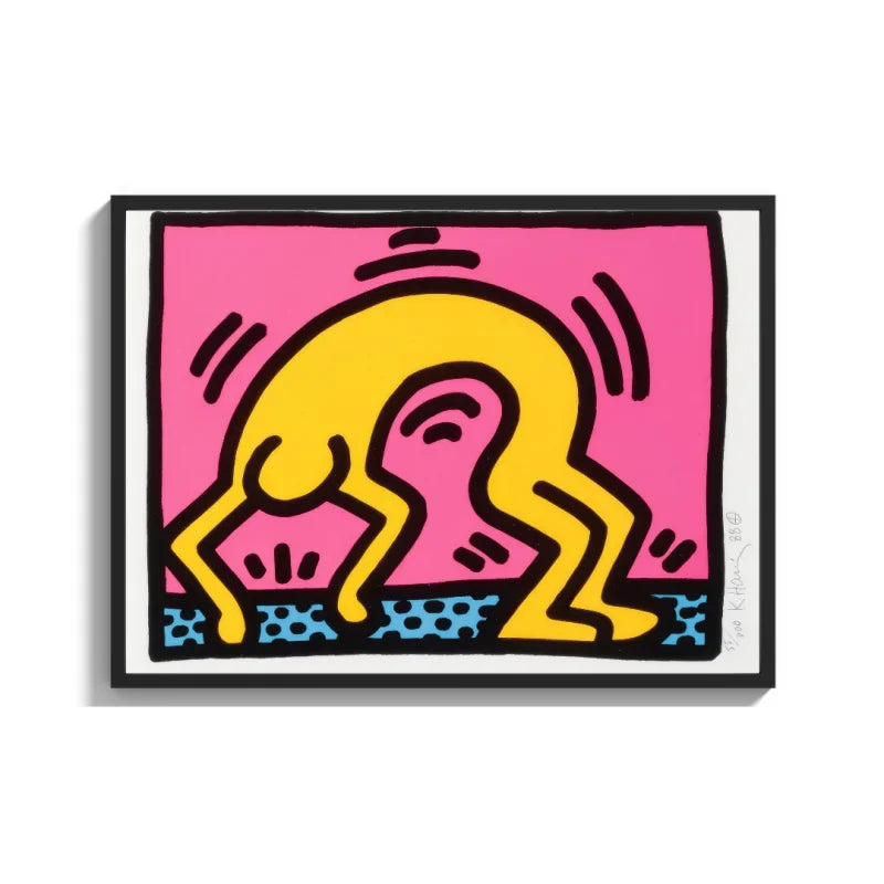 Keith Haring Style Canvas Prints - Ready to Hang Canvas Prints