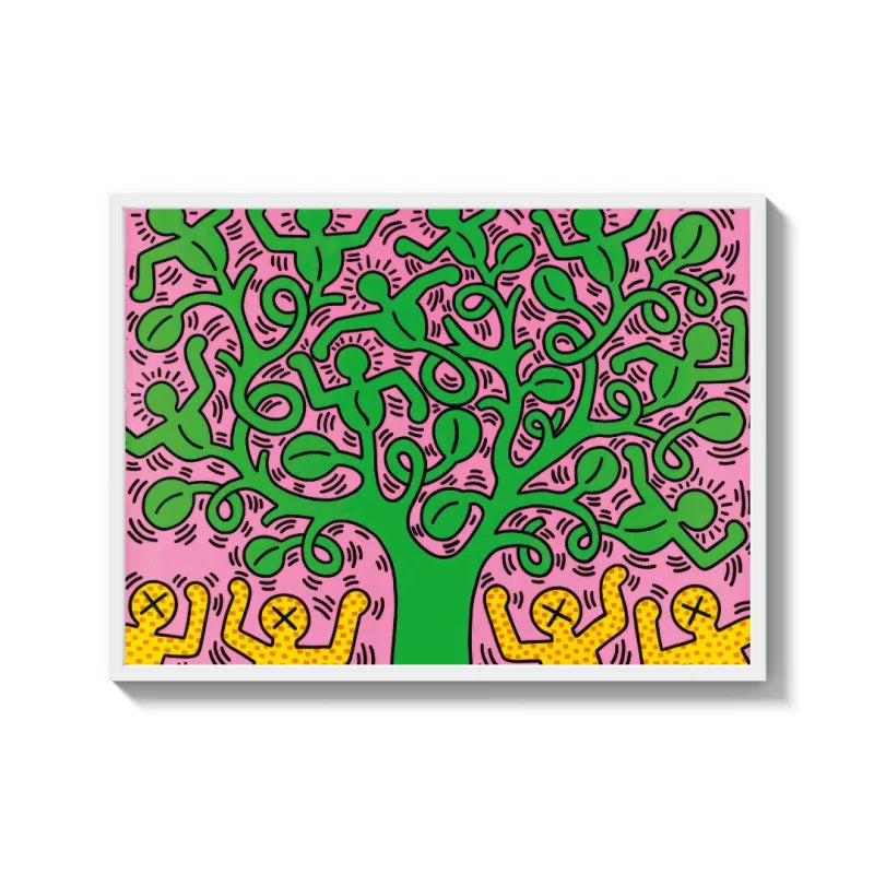 Keith Haring Tree Canvas Prints - Ready to Hang Canvas Prints