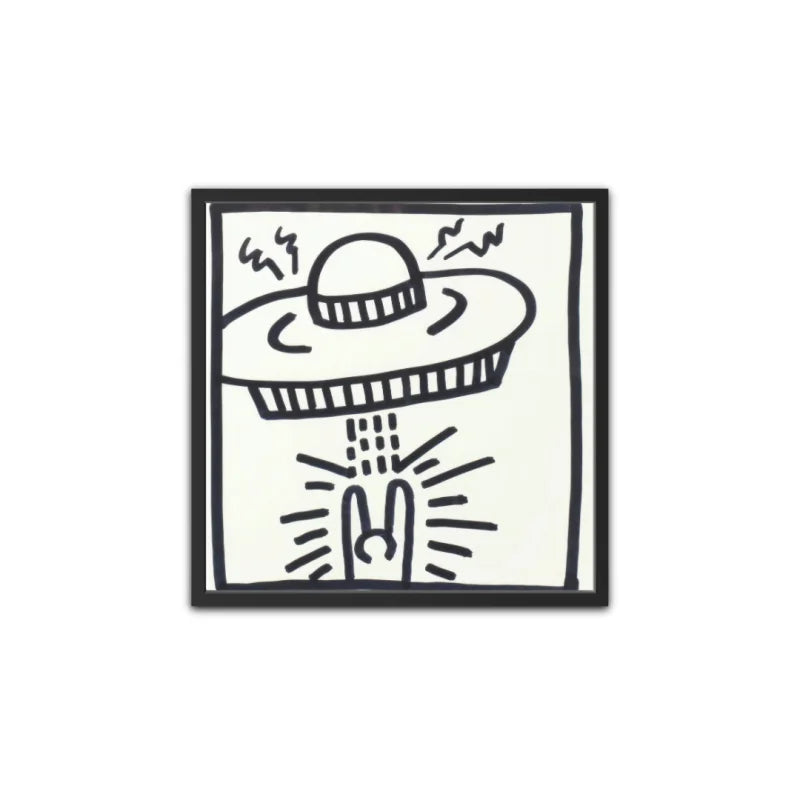 Keith Haring UFO Canvas Prints Pop Art - Pop Art