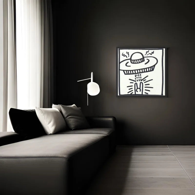 Keith Haring UFO Canvas Prints Pop Art - Pop Art