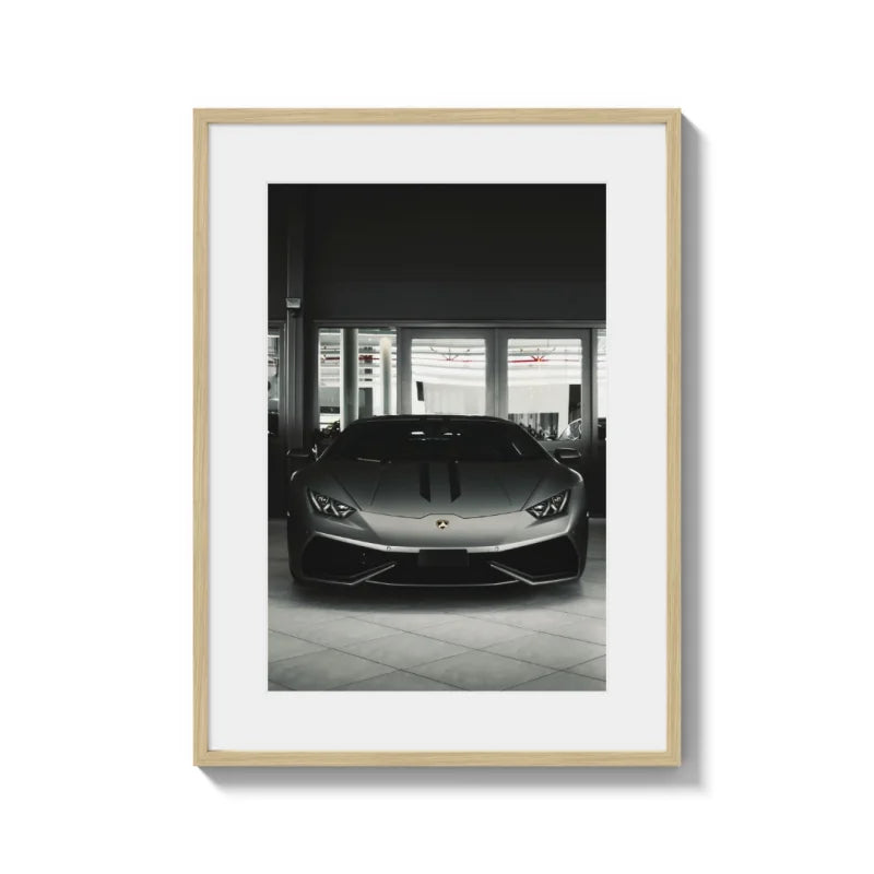 Lamborghini Fine Art Print Framed - Luxury & Lifestyle (Framed Fine Art)
