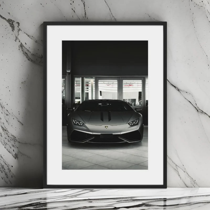 Lamborghini Fine Art Print Framed - Luxury & Lifestyle (Framed Fine Art)