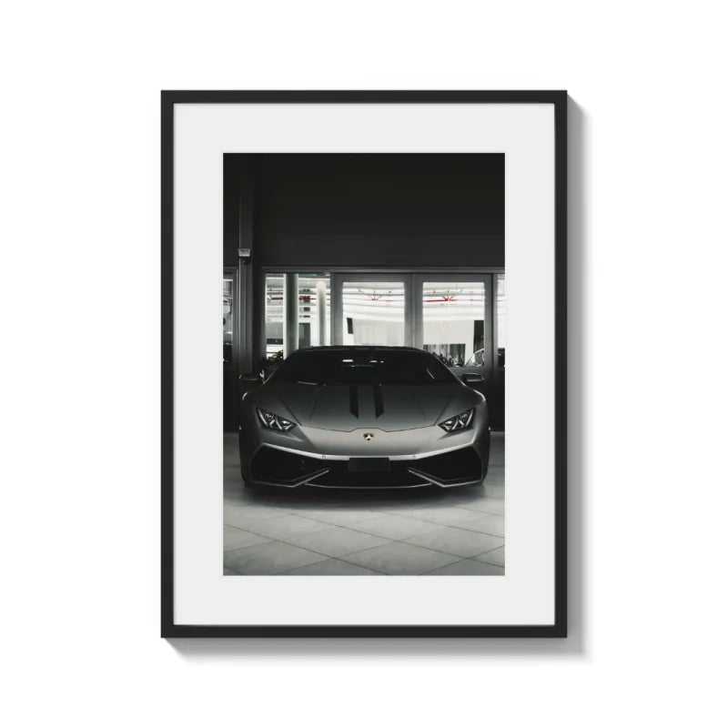 Lamborghini Fine Art Print Framed - Luxury & Lifestyle (Framed Fine Art)