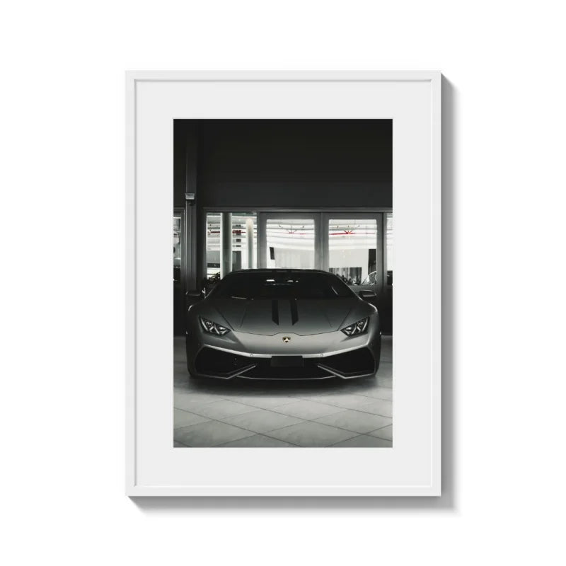 Lamborghini Fine Art Print Framed - Luxury & Lifestyle (Framed Fine Art)