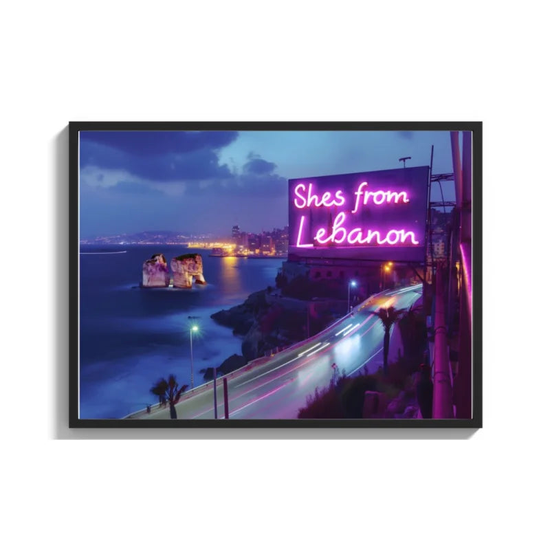 Lebanon Coast Canvas Prints Breaking Borders - Ready to Hang Canvas Prints