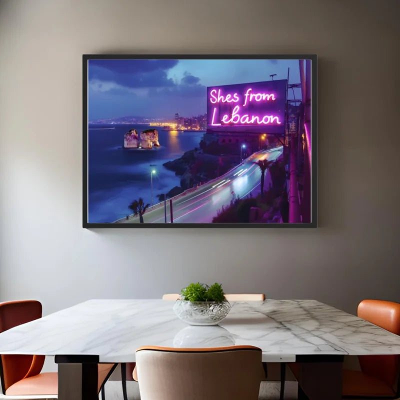 Lebanon Coast Canvas Prints Breaking Borders - Ready to Hang Canvas Prints