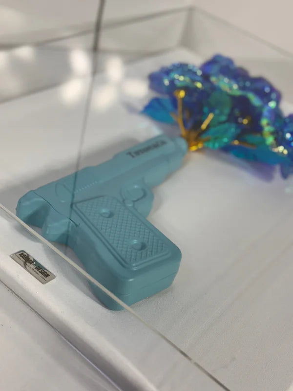 Lethal Bloom Home Decor: Tiffany Gun with Flowers - Home Decor