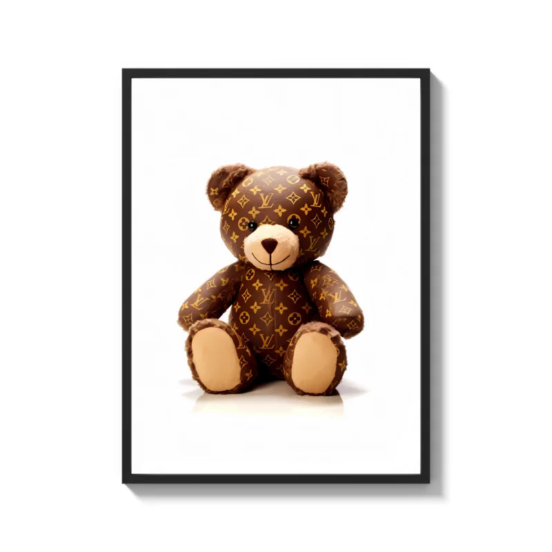 Louis Vuitton Teddy Bear Canvas Prints - Ready to Hang Canvas Prints