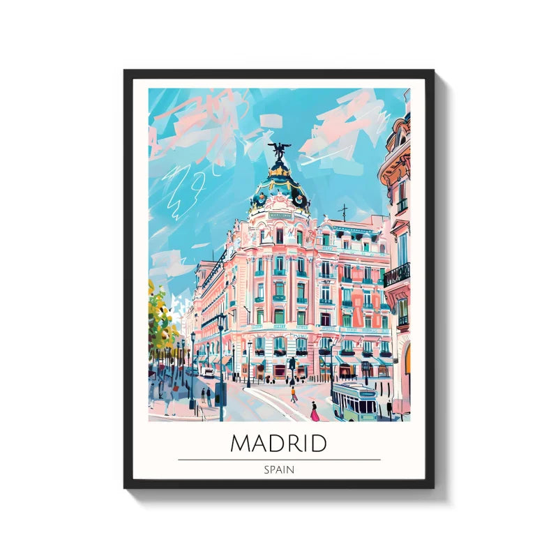Madrid Canvas Prints World Tour Collection - Ready to Hang Canvas Prints