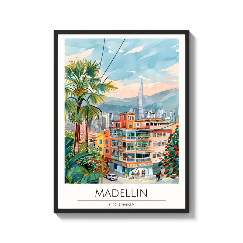Medellín Colombia Canvas Prints World Tour Collection - Ready to Hang Canvas Prints