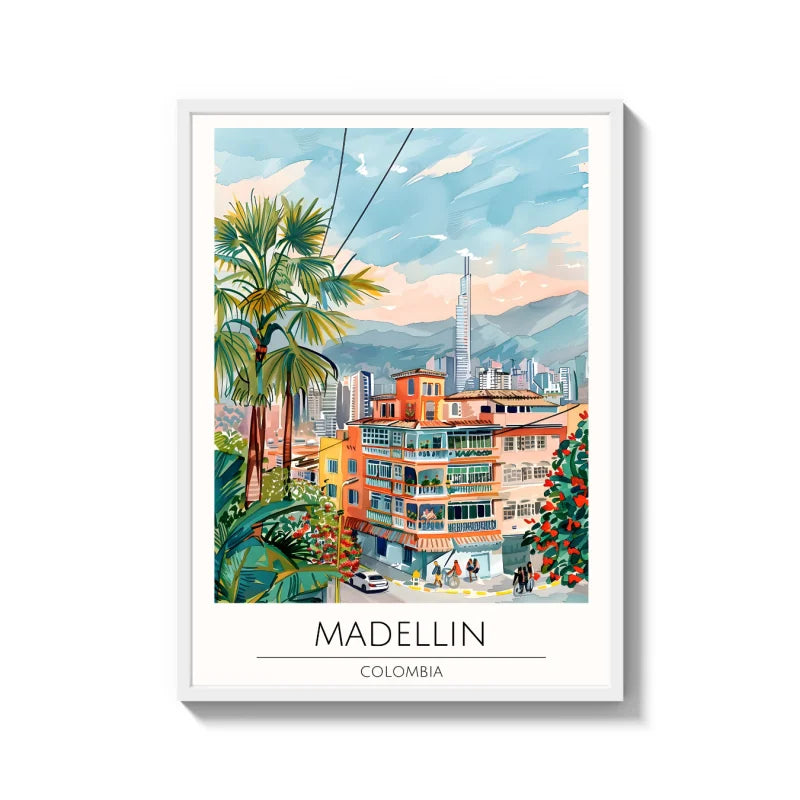 Medellín Colombia Canvas Prints World Tour Collection - Ready to Hang Canvas Prints