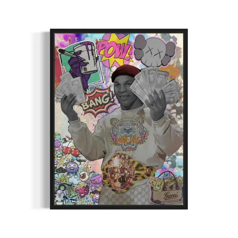 Mike Tyson Canvas Prints Collage - Ready to Hang Canvas Prints