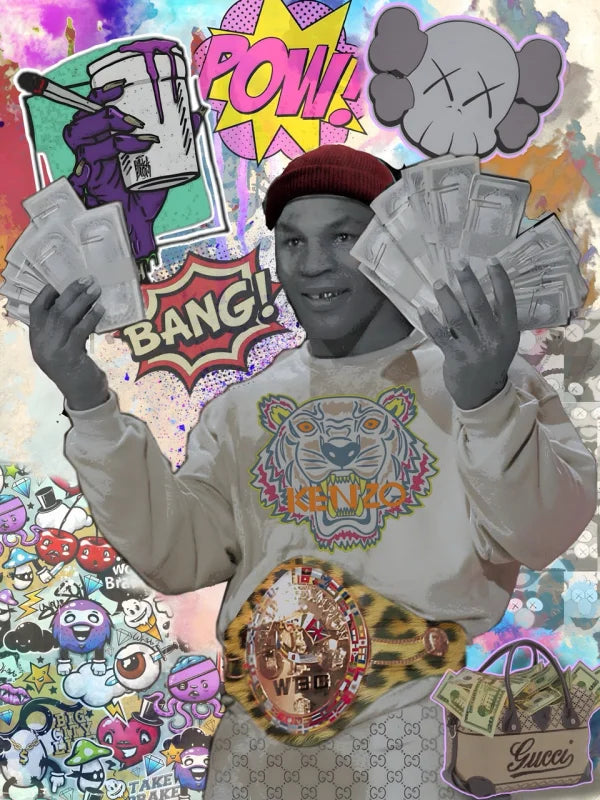 Mike Tyson Canvas Prints Collage - Ready to Hang Canvas Prints