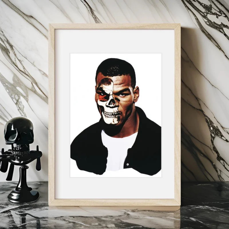 Mike Tyson Skull Portrait Decay Series - Legends & Icons