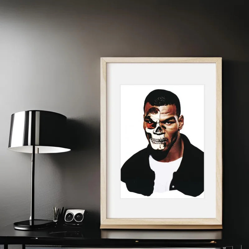 Mike Tyson Skull Portrait Decay Series - Legends & Icons